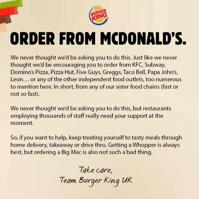 Burger King’s Emotional Appeal