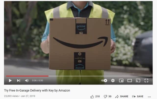 Free In-Garage Delivery by Amazon