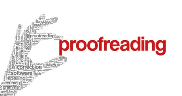 Proofreading Improves the Quality of the Content Correcting Errors or Writing Inconsistencies