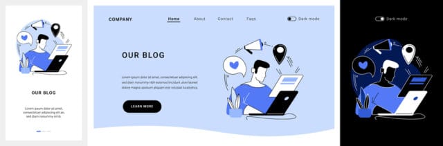 Website Navigation | Content Development | Blogs Section