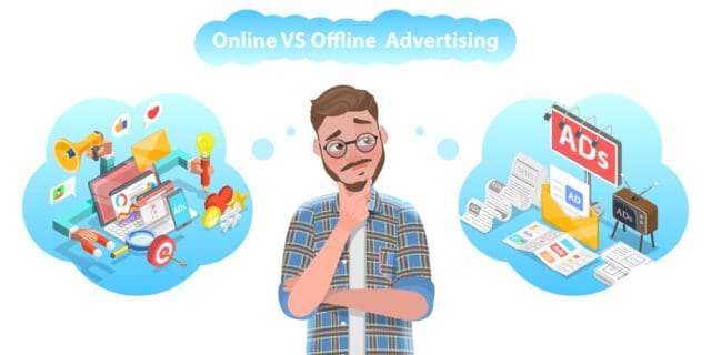traditional vs digital marketing | online vs offline marketing 