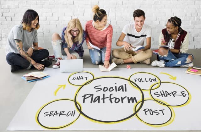 Social Media Platform and Social Accounts for Brand Visibility and Promotion