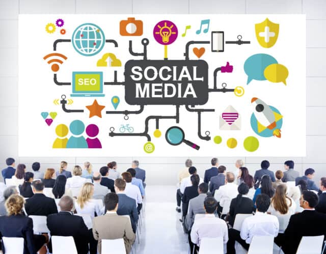 Social Media Is Commonly Used for Online Communication and Business Marketing.